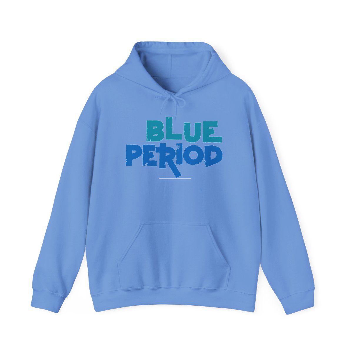 Blue Period text hoodie | Graphic Art Anime Typography Sweatshirt | Blue Period Anime Merch - alternate angle 2, merchandise