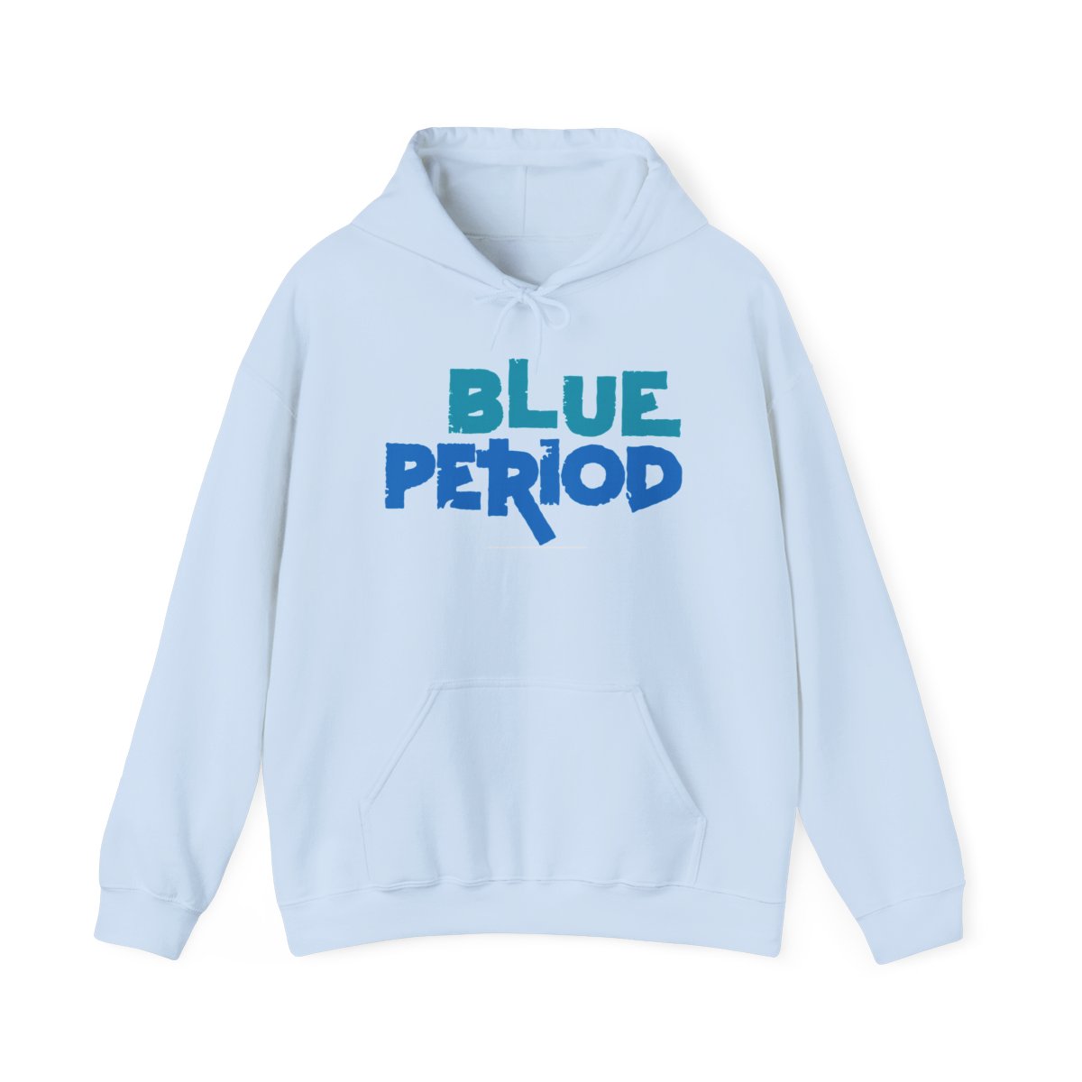 Blue Period text hoodie | Graphic Art Anime Typography Sweatshirt | Blue Period Anime Merch - alternate angle 4, merchandise
