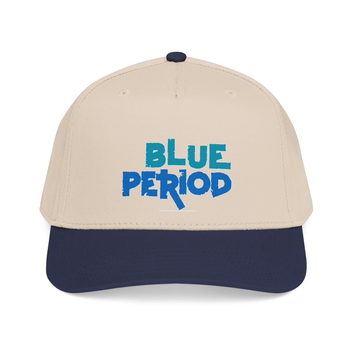 Blue Period logo Mid Profile Baseball Cap | Anime art hat | Blue Period Anime Merch - Official Hats & Caps merchandise
