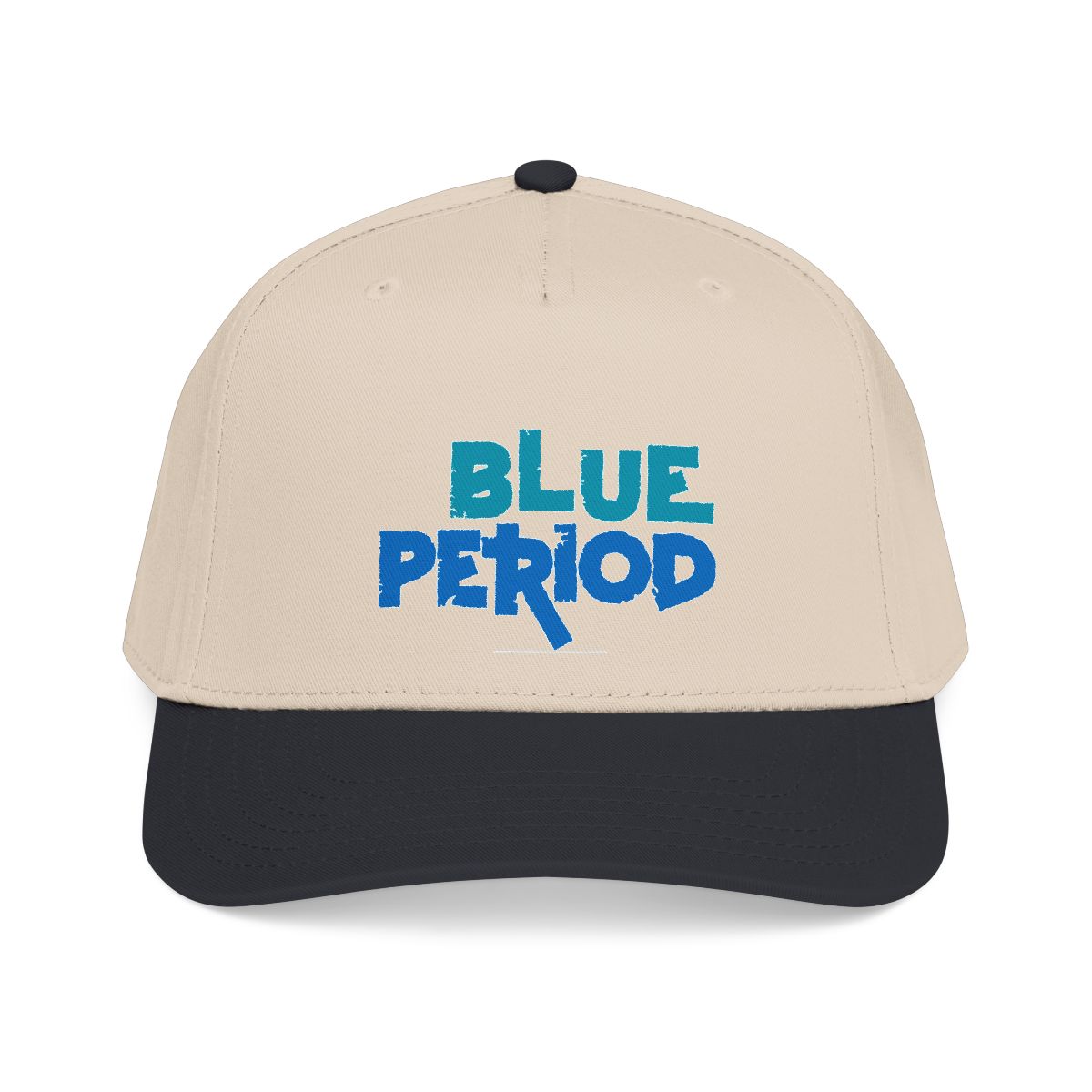 Blue Period logo Mid Profile Baseball Cap | Anime art hat | Blue Period Anime Merch - alternate angle 3, merchandise